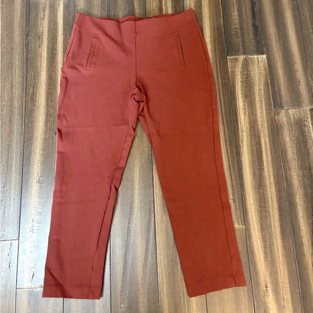 Chico’s Rust Orange Slim Ankle Pants Women’s Size 1.5